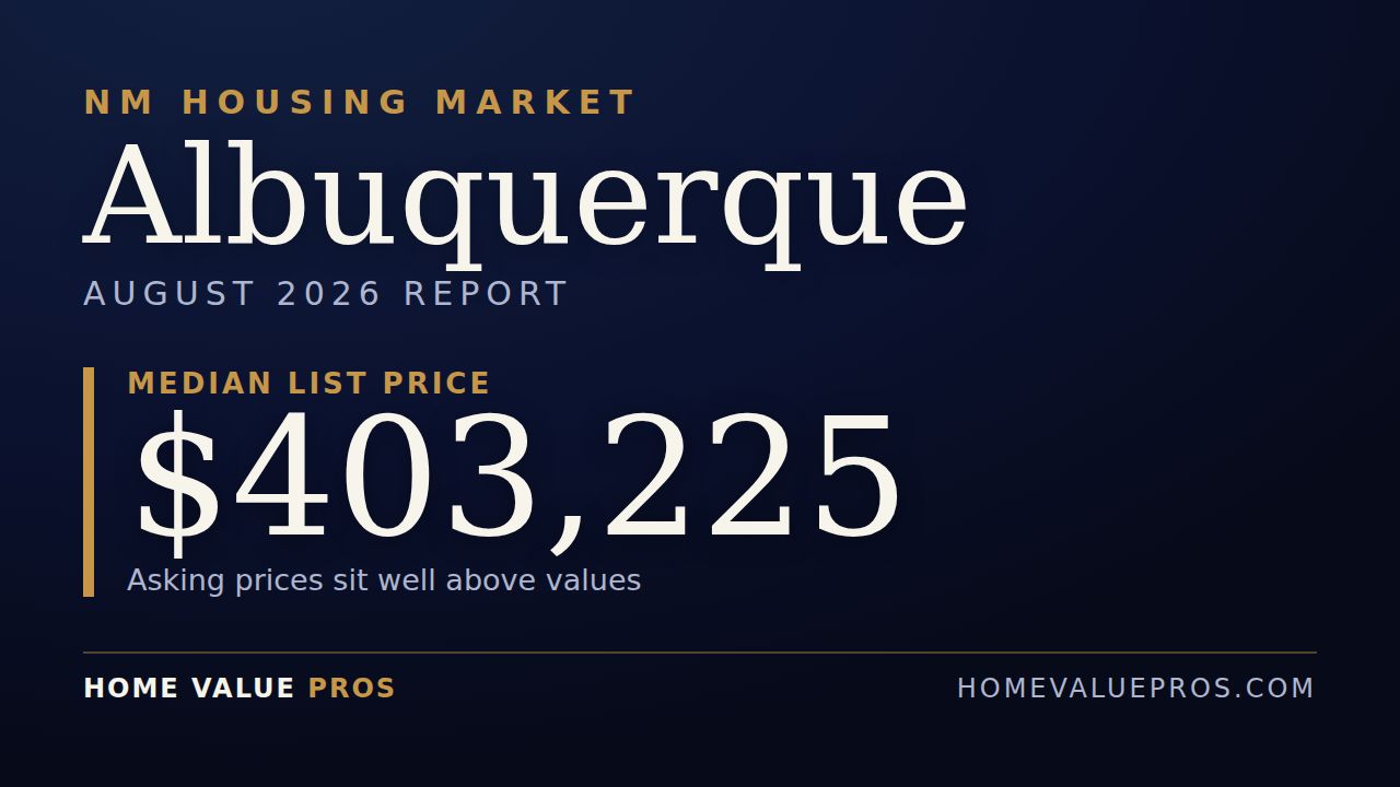 Albuquerque, NM housing market report