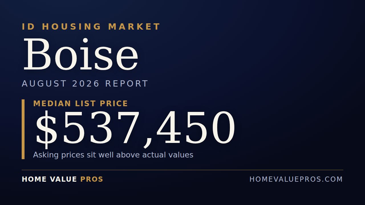 Boise, ID housing market report
