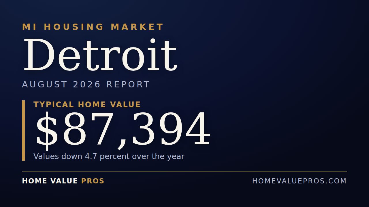 Detroit, MI housing market report