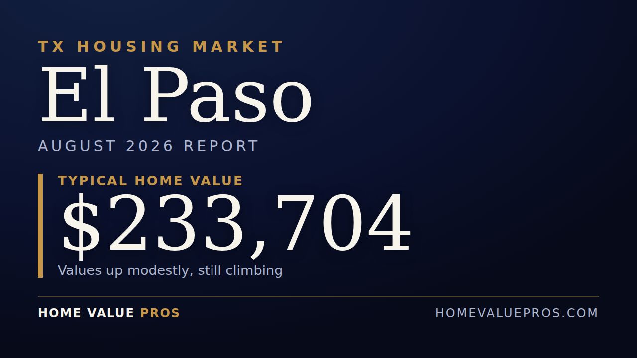 El Paso, TX housing market report