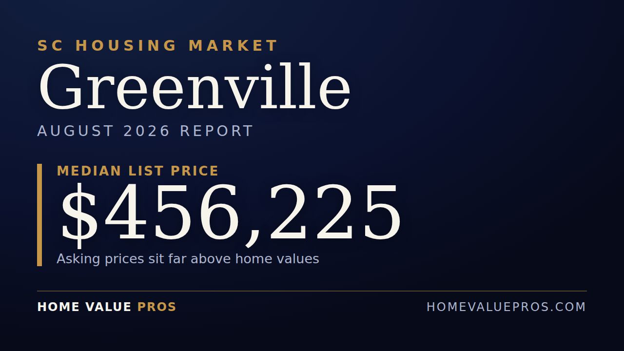 Greenville, SC housing market report