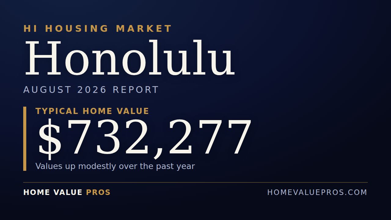 Honolulu, HI housing market report