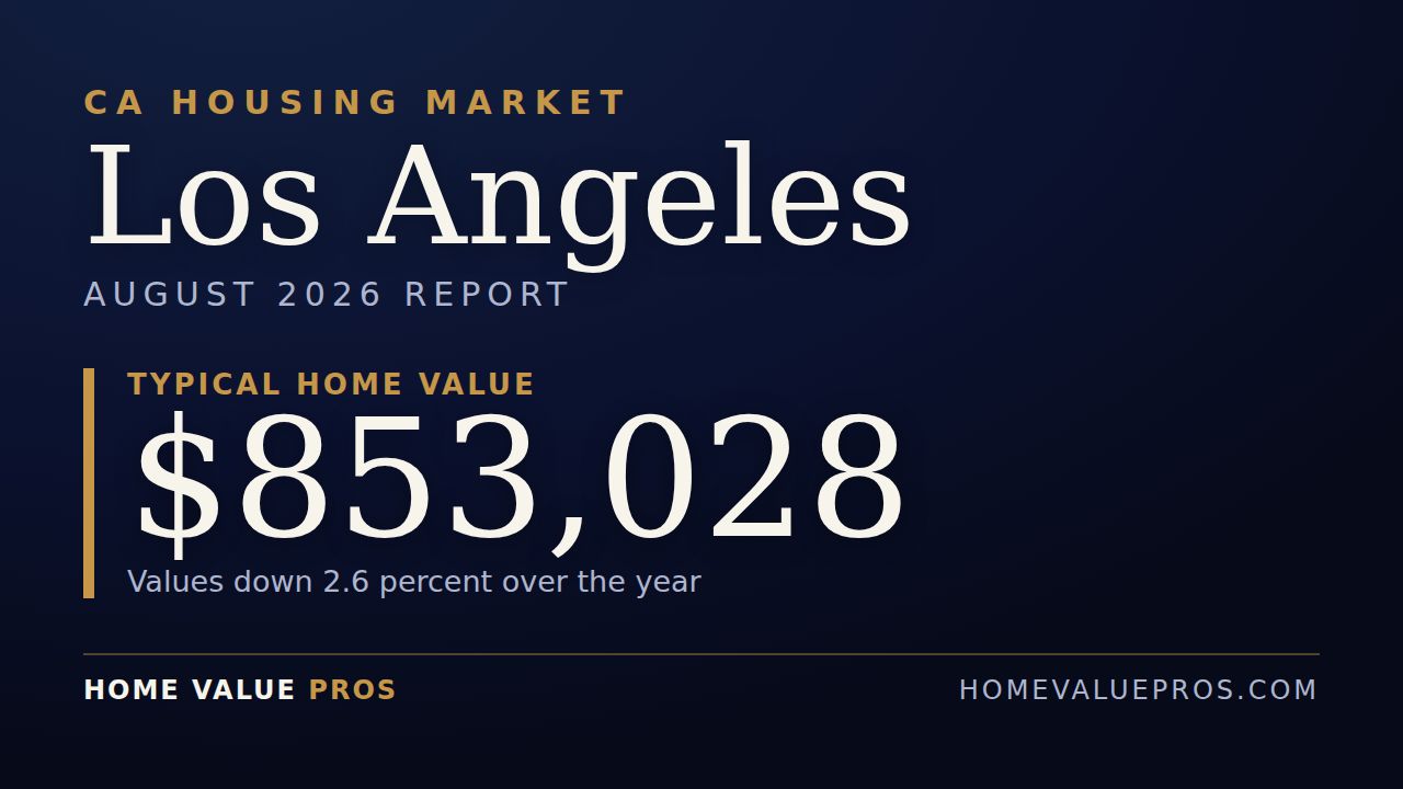Los Angeles, CA housing market report