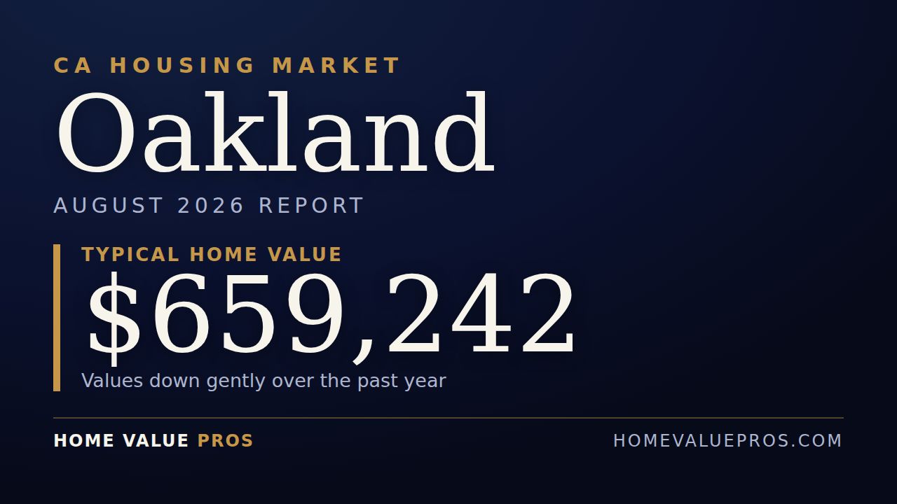 Oakland, CA housing market report
