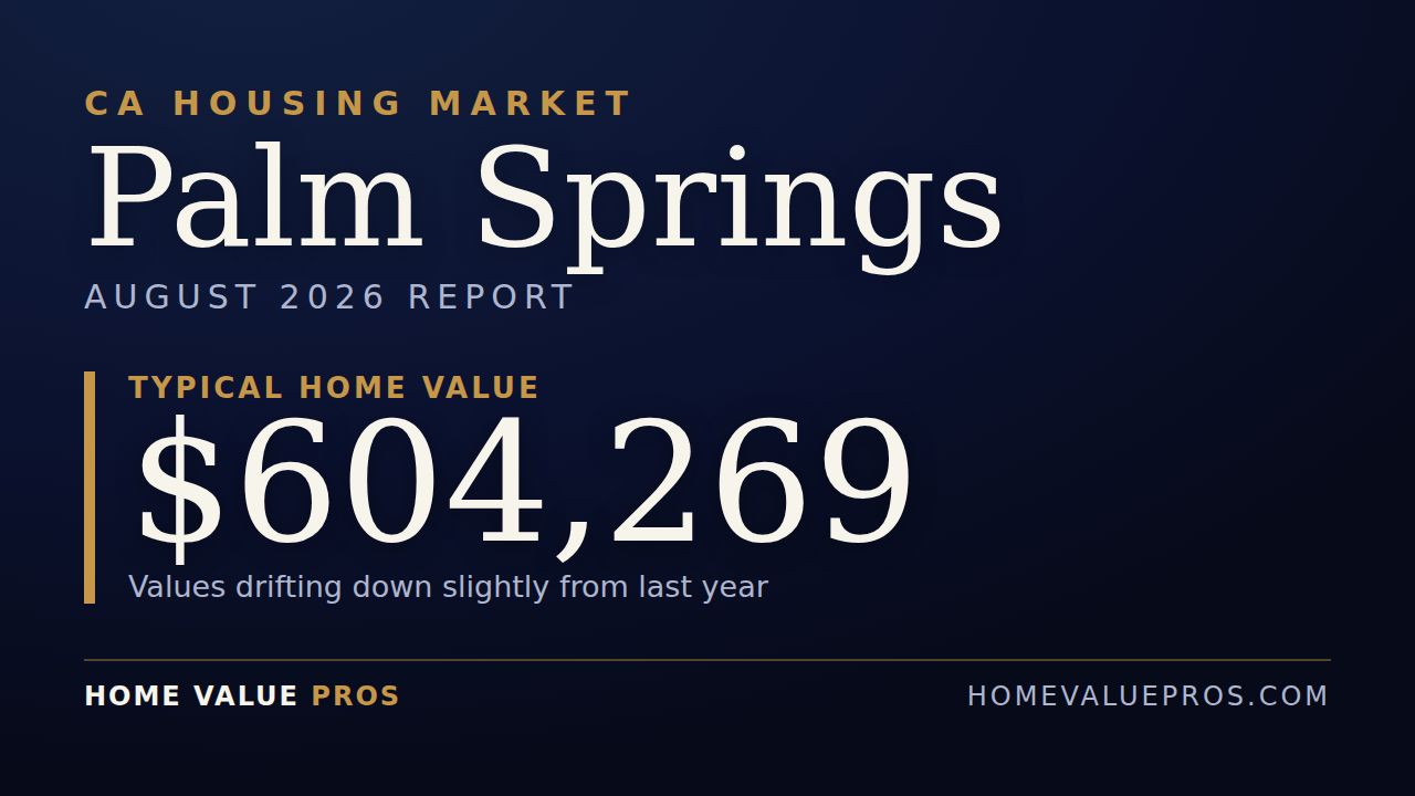 Palm Springs, CA housing market report