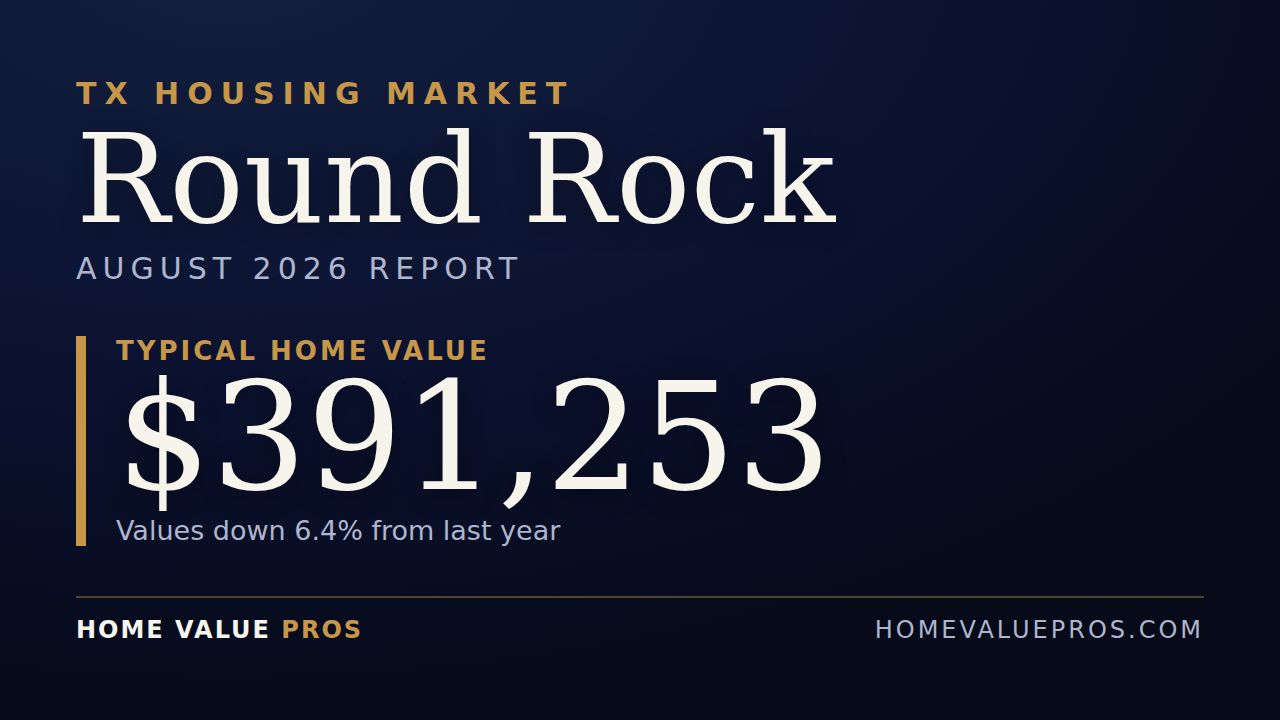 Round Rock, TX housing market report